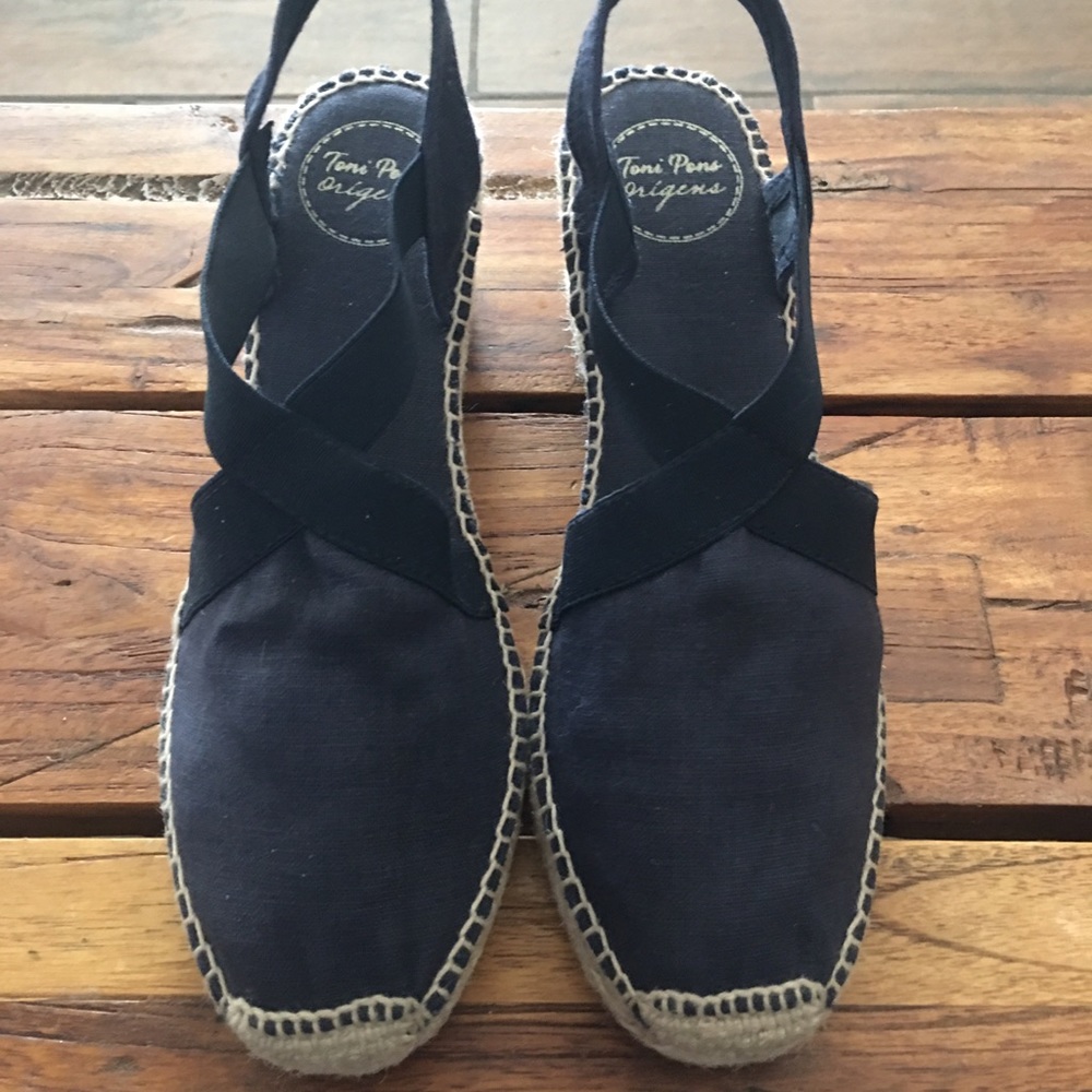 Tony pons ter wedge slingback espadrilles